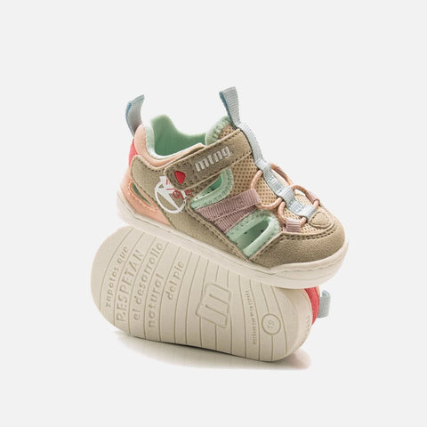 Sandalias Respetuosas Mustang Mesh Nude