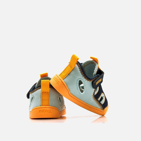 Sandalias Respetuosas Mustang Licra Azul Claro