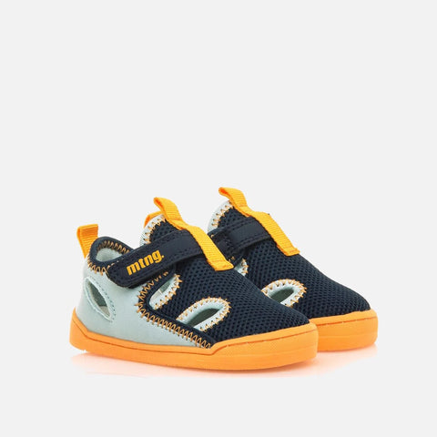 Sandalias Respetuosas Mustang Licra Azul Claro
