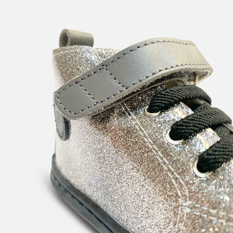 Botines Piruflex Gliter Ceniza - Kukinos