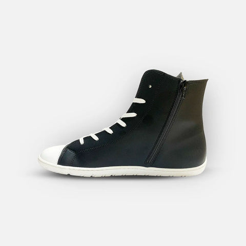 Botines Coqueflex Negro - Blanco - Kukinos