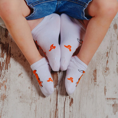 Calcetines Vega Barefoot respetuosos infantil Fox - Kukinos