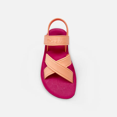 Chanclas Respetuosas Moochuu Cross Plus Kids Rosa Melocotón