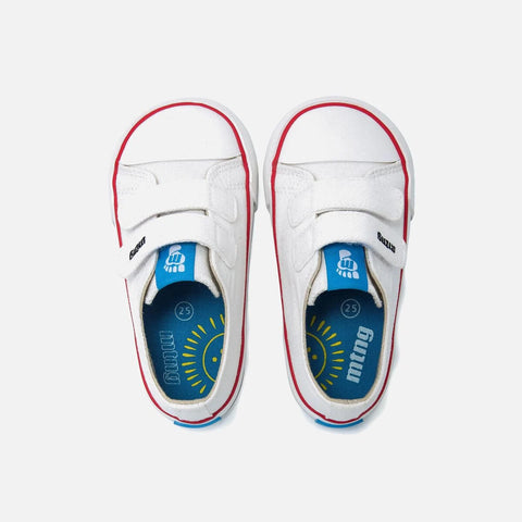 Lonas Respetuosas Mustang Canver Blanco doble Velcro Infantil - Kukinos