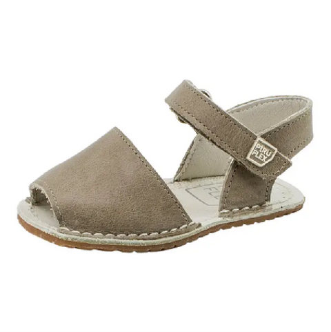 Menorquinas de piel madison con velcro - Kukinos