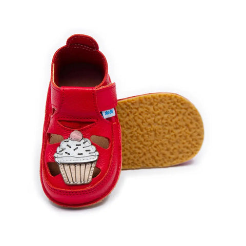 Sandalias Dodo Cupcake Rojo - Kukinos