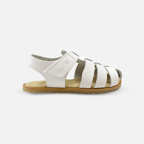 Sandalias Respetuosas Flexi Nens 180-LI Nature Blanco - Kukinos