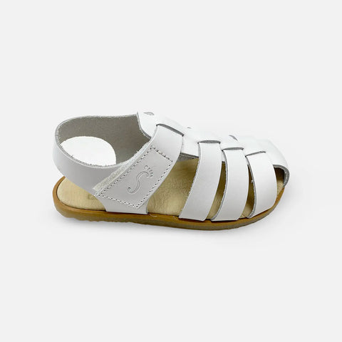Sandalias Respetuosas Flexi Nens 180-LI Nature Blanco - Kukinos