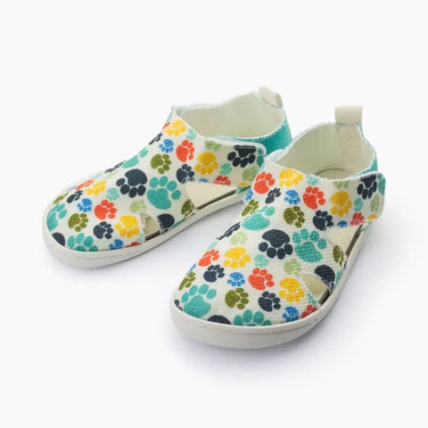 Sandalias Respetuosas Baby Lobitos Huellas - Kukinos