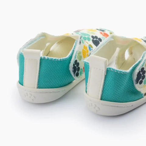 Sandalias Respetuosas Baby Lobitos Huellas - Kukinos