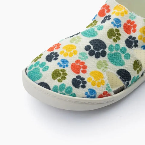 Sandalias Respetuosas Baby Lobitos Huellas - Kukinos