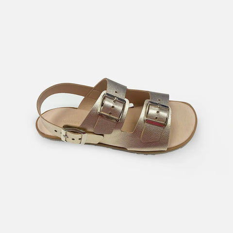 Sandalias Respetuosas Coqueflex Metal Milled Champang