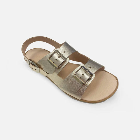 Sandalias Respetuosas Coqueflex Metal Milled Champang