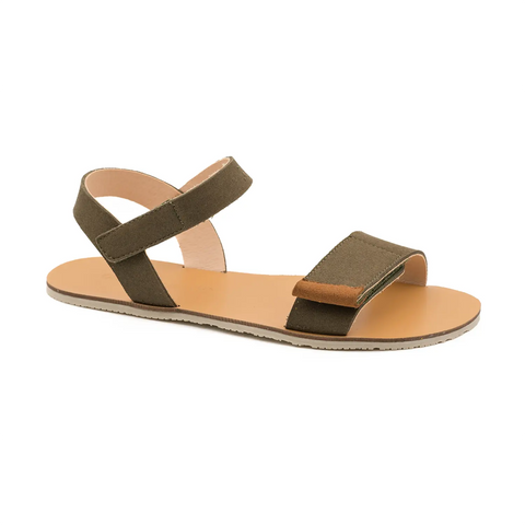 Sandalias Respetuosas Coqueflex Suede Militar - Kukinos