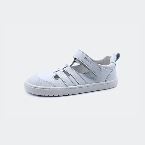 Sandalias Respetuosas Blanditos Milos Blanco Infantil - Kukinos