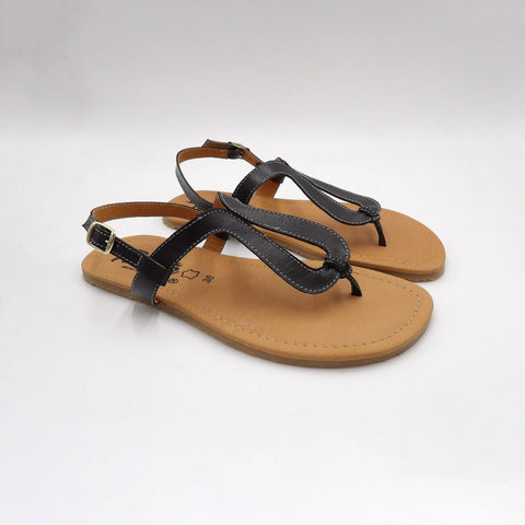 Sandalias Respetuosas Terreta Vaillo Negro - Kukinos