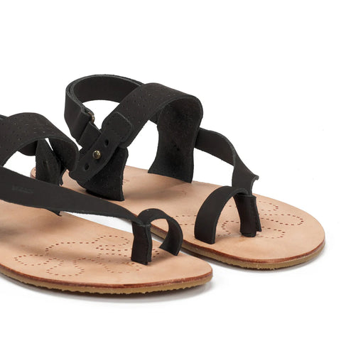Sandalias Respetuosas Waals Masai II Woman Black - Kukinos