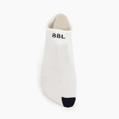 Calcetines Tobilleros respetuosos Baby Lobitos Blancos - Kukinos