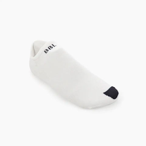 Calcetines Tobilleros respetuosos Baby Lobitos Blancos - Kukinos