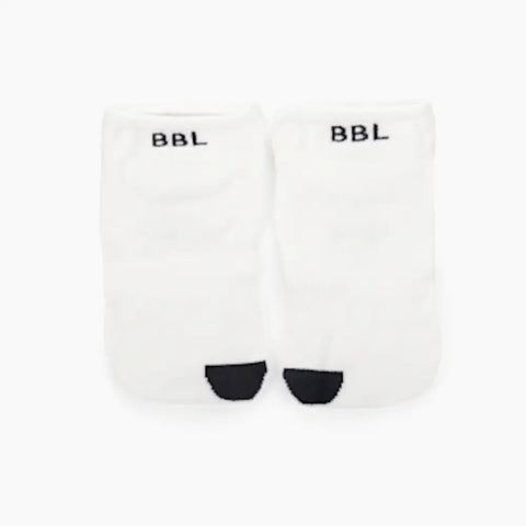 Calcetines Tobilleros respetuosos Baby Lobitos Blancos - Kukinos