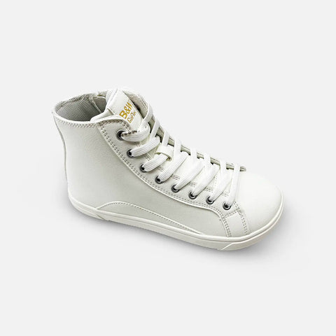 Zapatillas Barefoot B&W Goflex High-Cut Off White - Kukinos