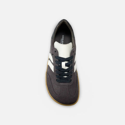 Zapatillas Barefoot Coqueflex 4415 Suede Antracita Glace