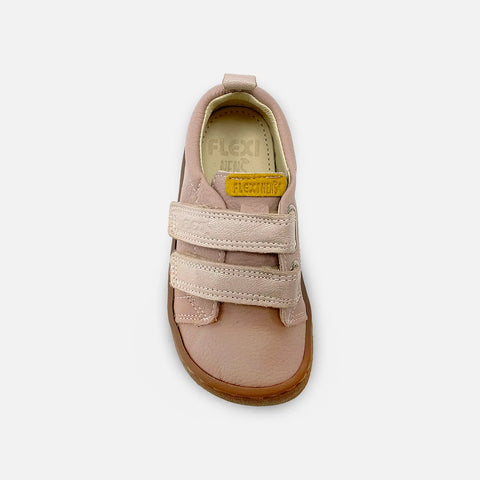 Zapatillas Barefoot Flexi Nens Piel Lavanda Nude 9001-R - Kukinos