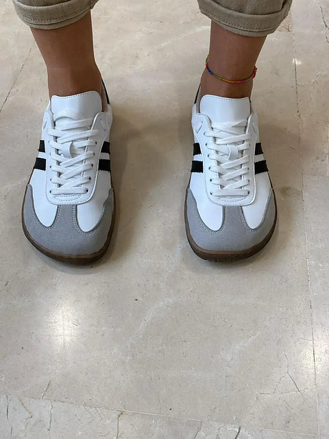 Zapatillas Coqueflex Blanco - Negro (Preventa) - Kukinos