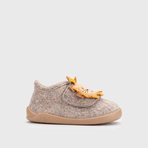 Zapatillas de Casa Igor Homie León Taupe - Kukinos