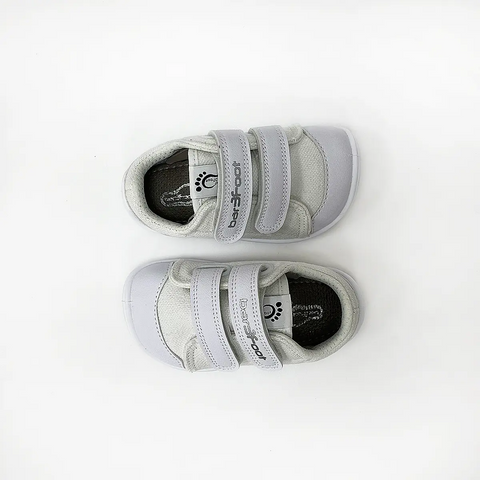 Zapatillas Lonas Bar3foot Elf Denver Vegan Blancas - Kukinos