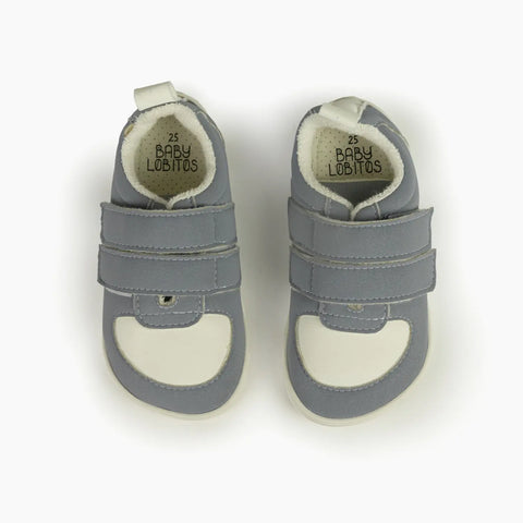 Zapatillas Barefoot Baby Lobitos Ceniza