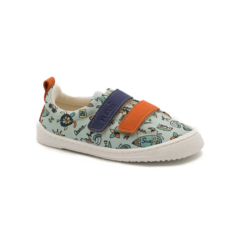 Zapatillas Respetuosas Flexi Nens Papaya Navy Infantil - Kukinos