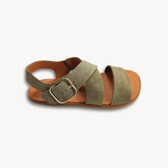 Sandalias Respetuosas Vivant LINO Serraje Kaki