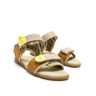 Sandalias barefoot infantiles Mustang 49345 Way Camel / Nylon Taupe – diseño vegano, zero drop y puntera ancha para el desarrollo natural del pie