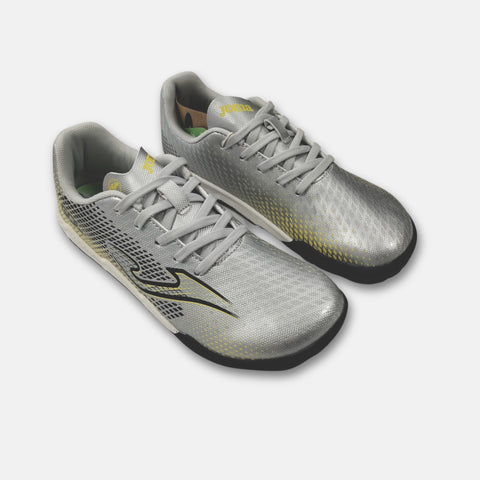 Botas Barefoot multitaco de Fútbol Joma Gol Junior Gris Turf