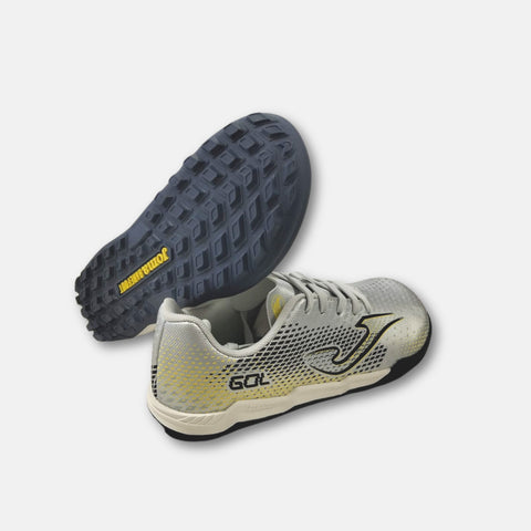 Botas Barefoot multitaco de Fútbol Joma Gol Junior Gris Turf