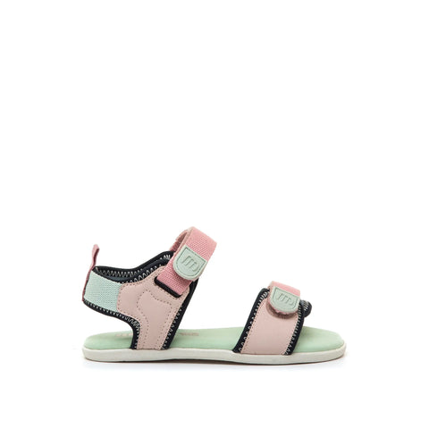 Sandalias Barefoot Mustang 49345 Town Rosa / Nylon Aguamarina