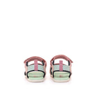 Sandalia barefoot Mustang Town Rosa para niños, cierre velcro