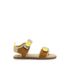 Sandalias barefoot infantiles Mustang 49345 Way Camel / Nylon Taupe – diseño vegano, zero drop y puntera ancha para el desarrollo natural del pie