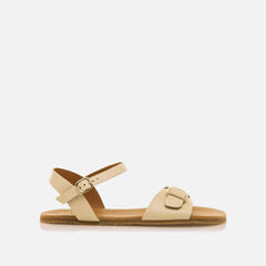 Sandalias de Piel Mujer Barefoot Mustang Free Cleo Beige
