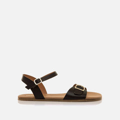 Sandalias de Piel Mujer Barefoot Respetuosas Mustang Free Cleo Marrón