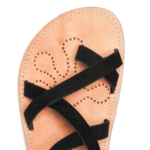 Sandalias Barefoot Mujer Waals Natur II Negro Respetuosas