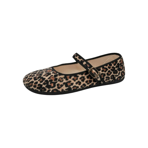 Bailarinas Respetuosas Batilas XL07 Salón Hebilla Leopardo