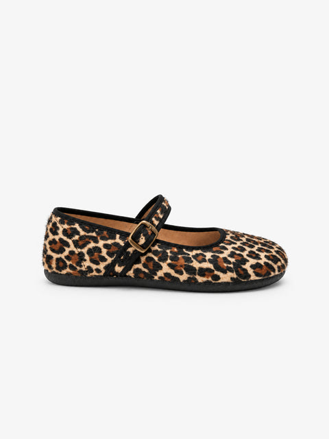 Bailarinas Respetuosas Batilas XL07 Salón Hebilla Leopardo