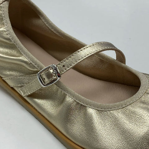 Bailarinas Respetuosas Flexi Nens 8252-C Laminado Cava