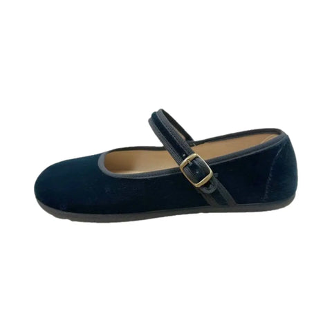 Bailarinas Respetuosas Batilas XL07 Salón Terciopelo Negro