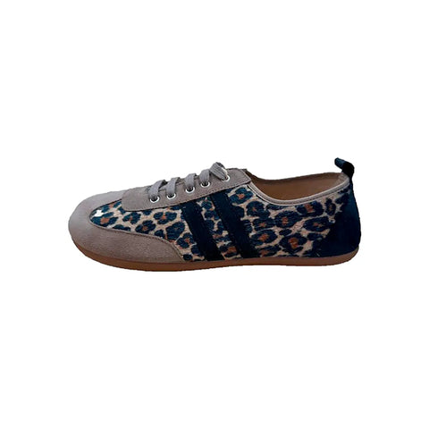 Zapatillas Respetuosos Batilas XL93 Inglés Piezas Serraje Leopardo