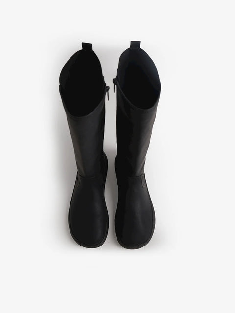 Botas Altas Barefoot Mustang Free Alask 85503 Negro