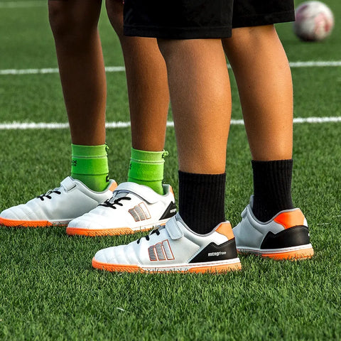 Botas Barefoot de Fútbol Multitaco Mustang 49323 Gamon White/Orange