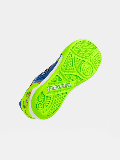 Botas Barefoot de Fútbol Sala Top Flex Junior 2604 Azul